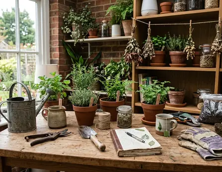 Image showing station herb care
