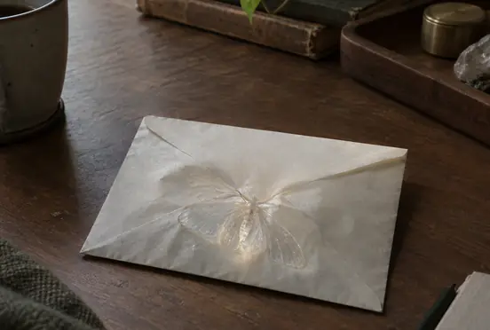 Image showing glass moth envelope